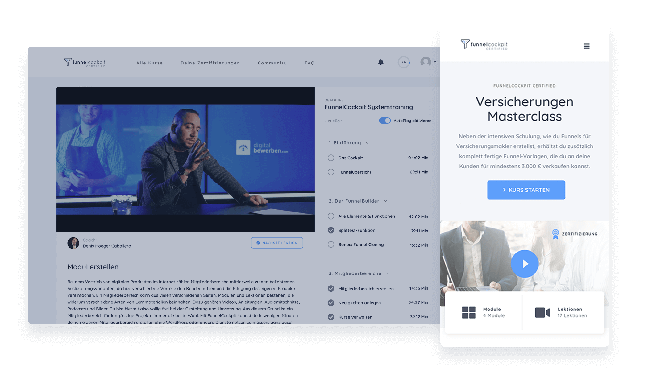FunnelCockpit - Die All-In-One Marketing Software Software