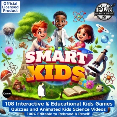 Smartkids Editable Kids' Games, Quizzes and Science Videos Downloads